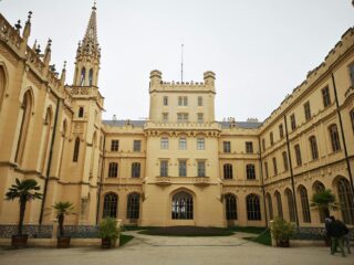 Lednice Castle Courtyard