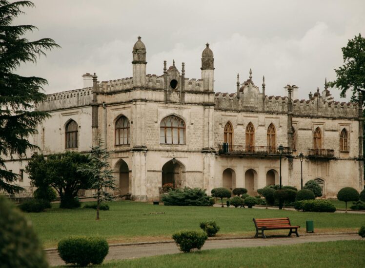 Lednice Chateau neo-Gothic palace South Moravia