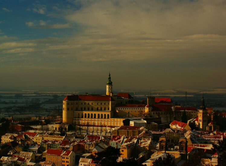 Mikulov Castle and vineyard panorama — Moravia Wine Trail private tour from Prague