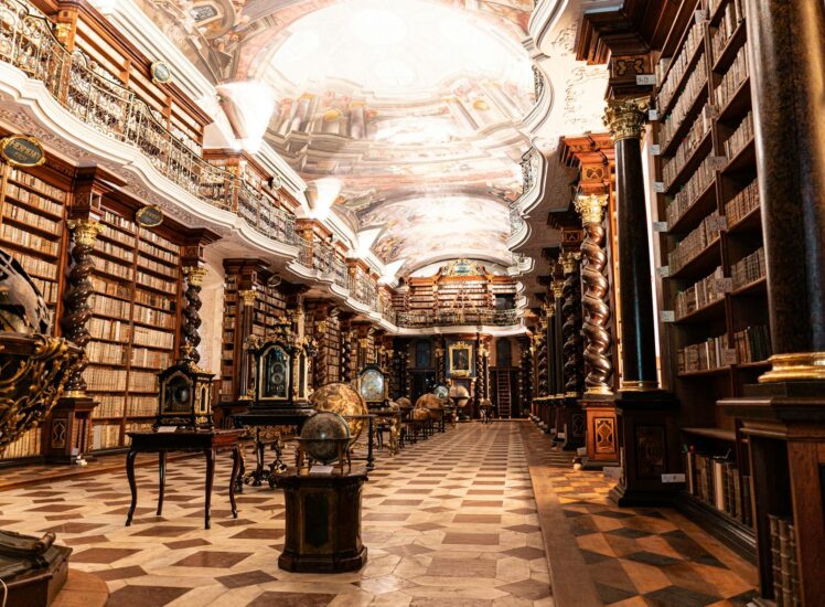 Klementinum Library astronomical tower — Dan Brown Secret of Secrets location, Prague