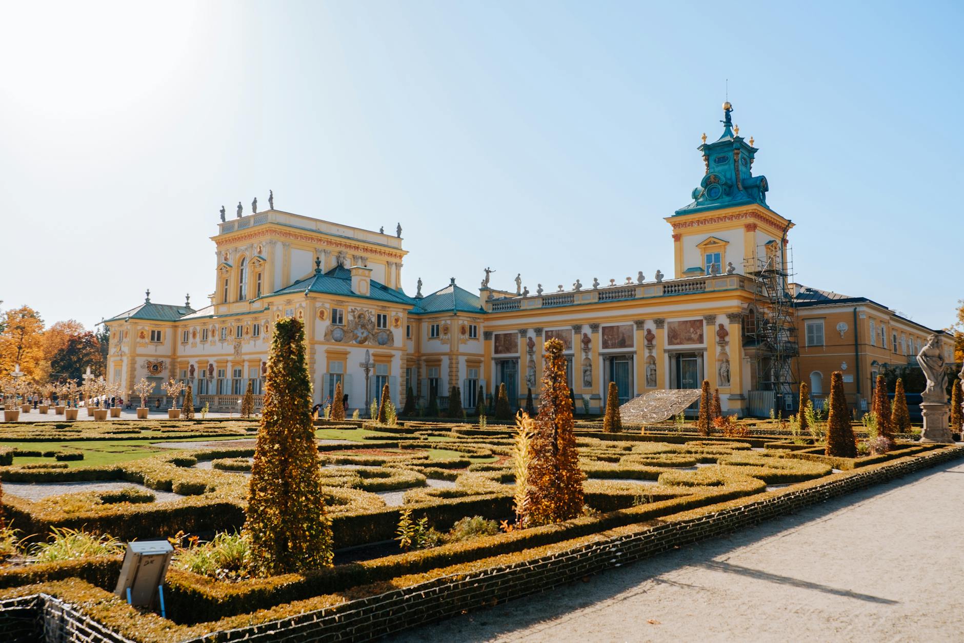 Kroměříž Episcopal Palace and formal Baroque garden in Moravia